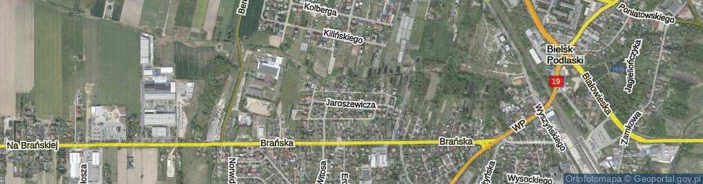 Zdjęcie satelitarne Taraszkiewicza Bronisława ul.